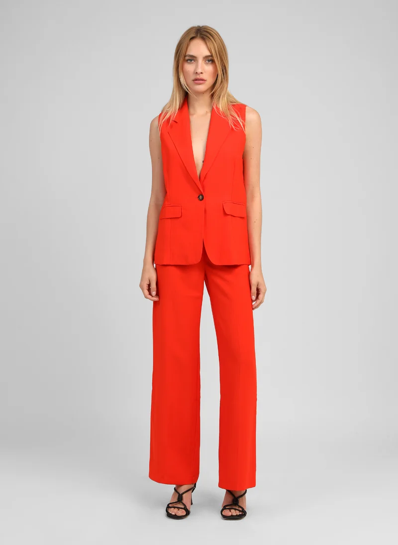 VESTE SANS MANCHES ZAKARITA piment