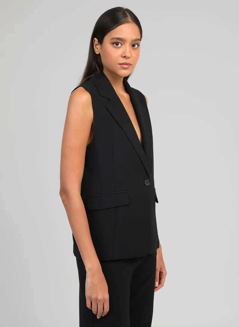 VESTE SANS MANCHES ZAKARITA noir