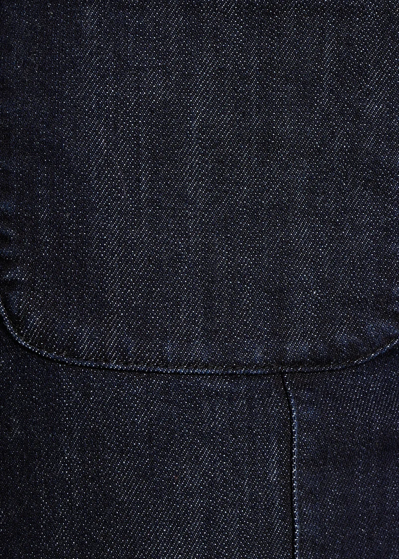 Jean large brut taille haute