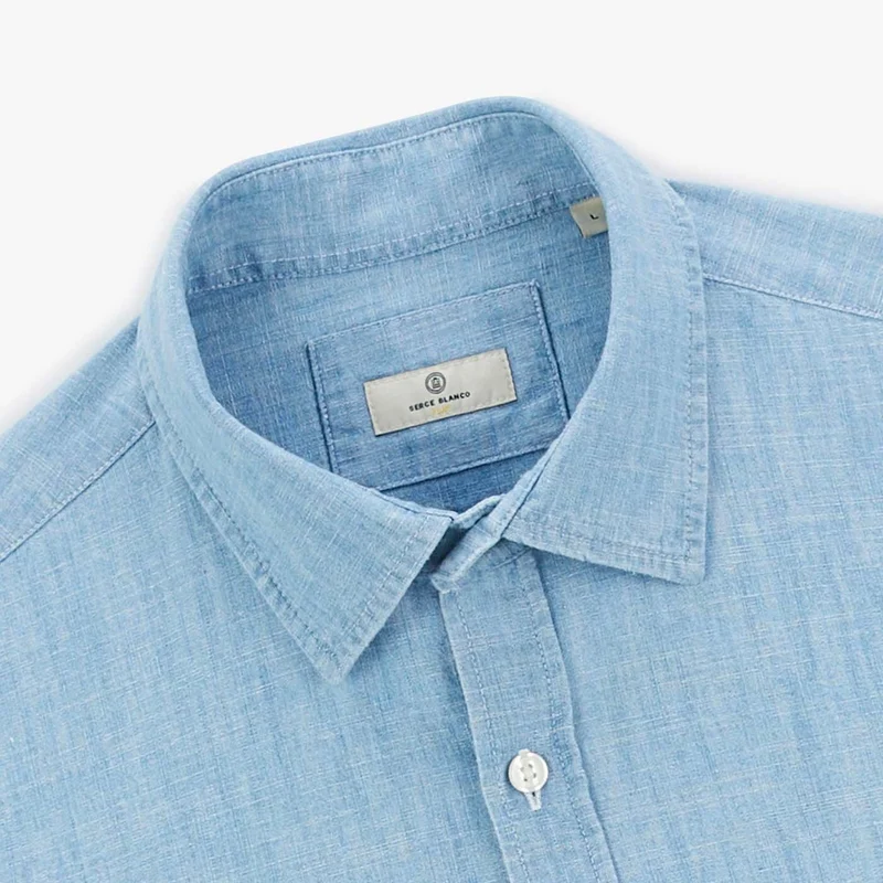 Chemise SBPLAY à manches longues chambray