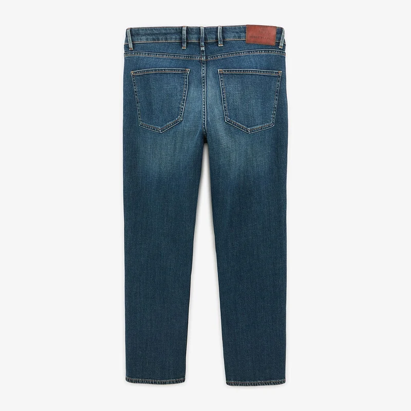 Jean 336 coupe droite bleu denim