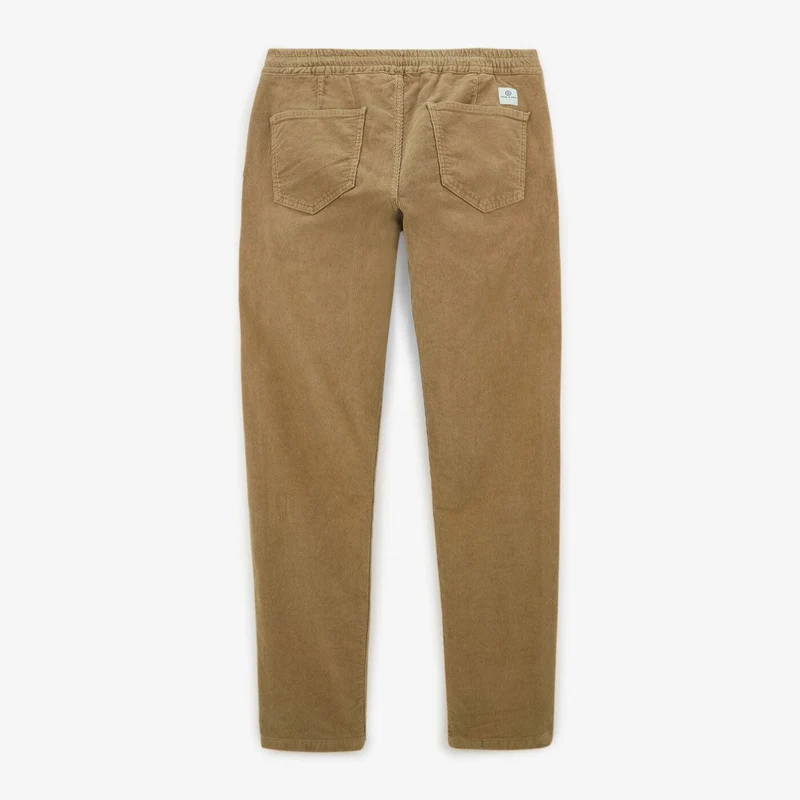Pantalon velours 544 coupe droite beige