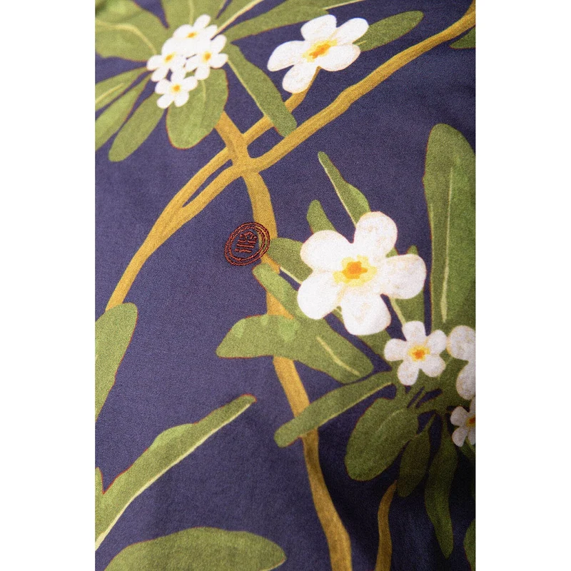 Chemise Manches Courtes À Imprimé Fleuri Et Dégradé