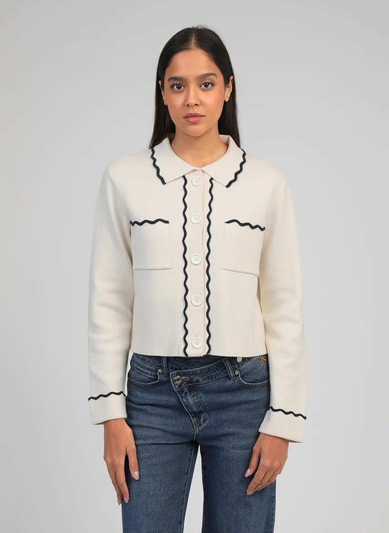 GILET VALIANO ecru