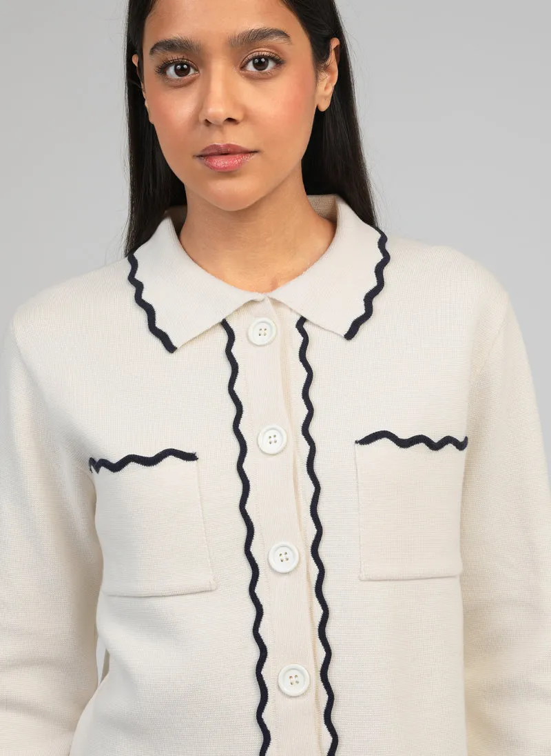 GILET VALIANO ecru