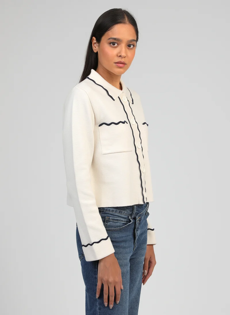 GILET VALIANO ecru