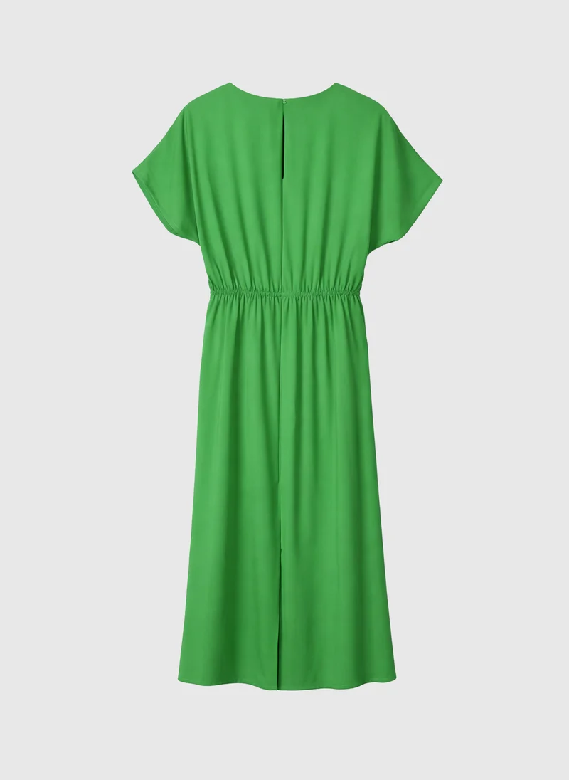 ROBE MIDI MALIXA pomme