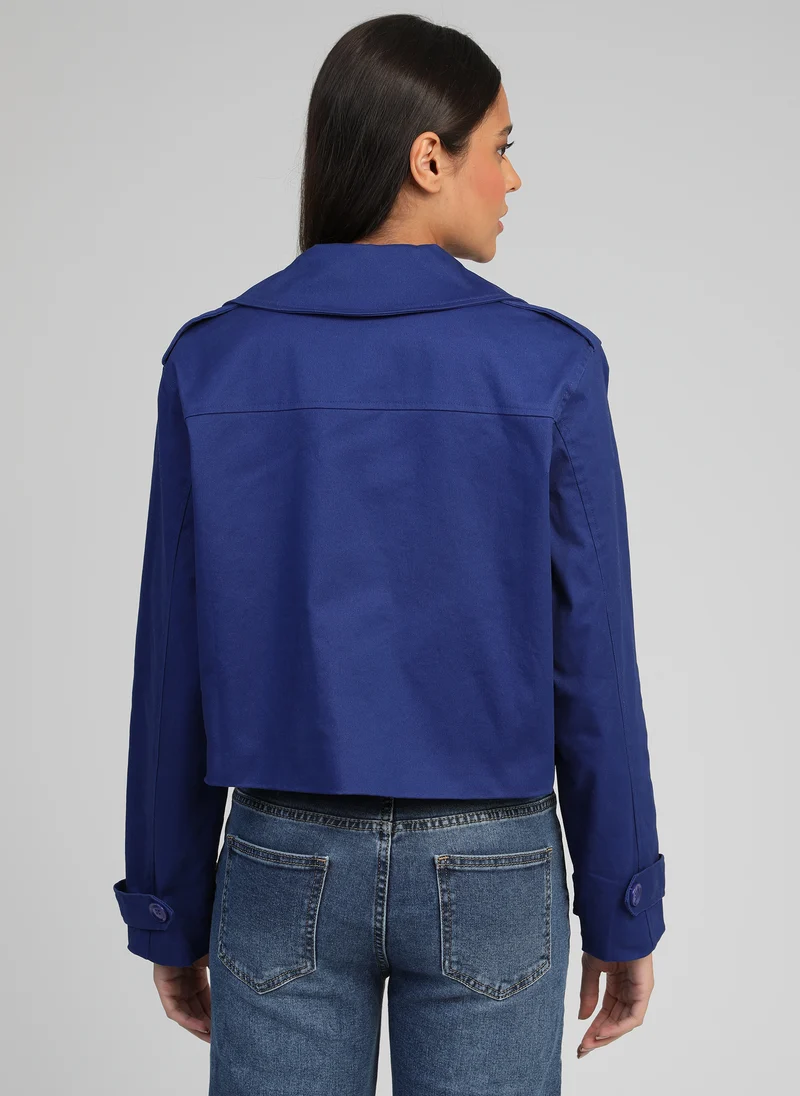 TRENCH CURTIS bleu