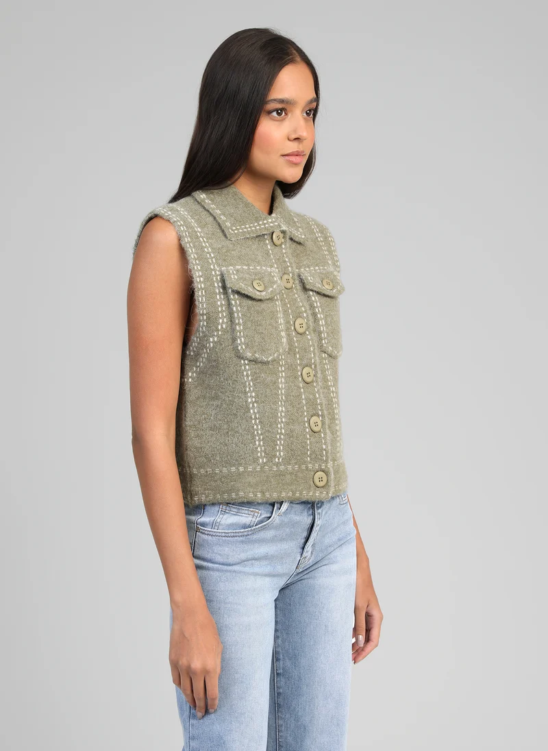 GILET LEWAYNE tilleul