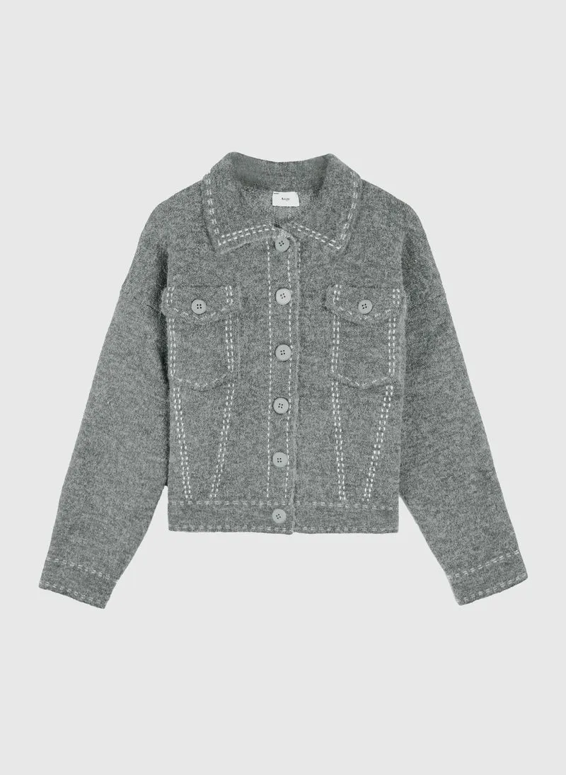 GILET LECODY gris chiné