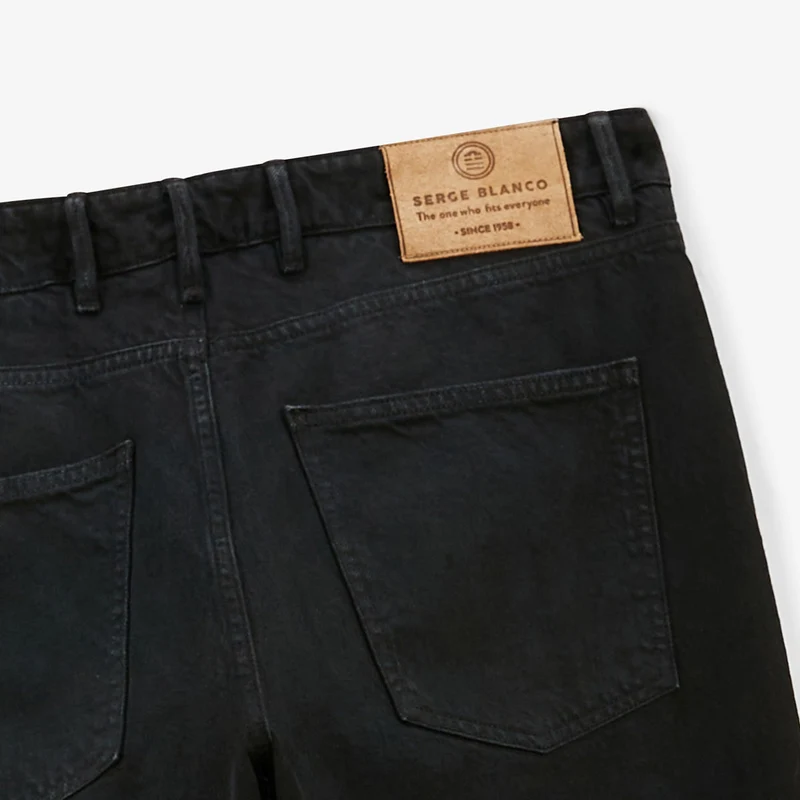 Jean 331 tapered fit noir en coton coupe large