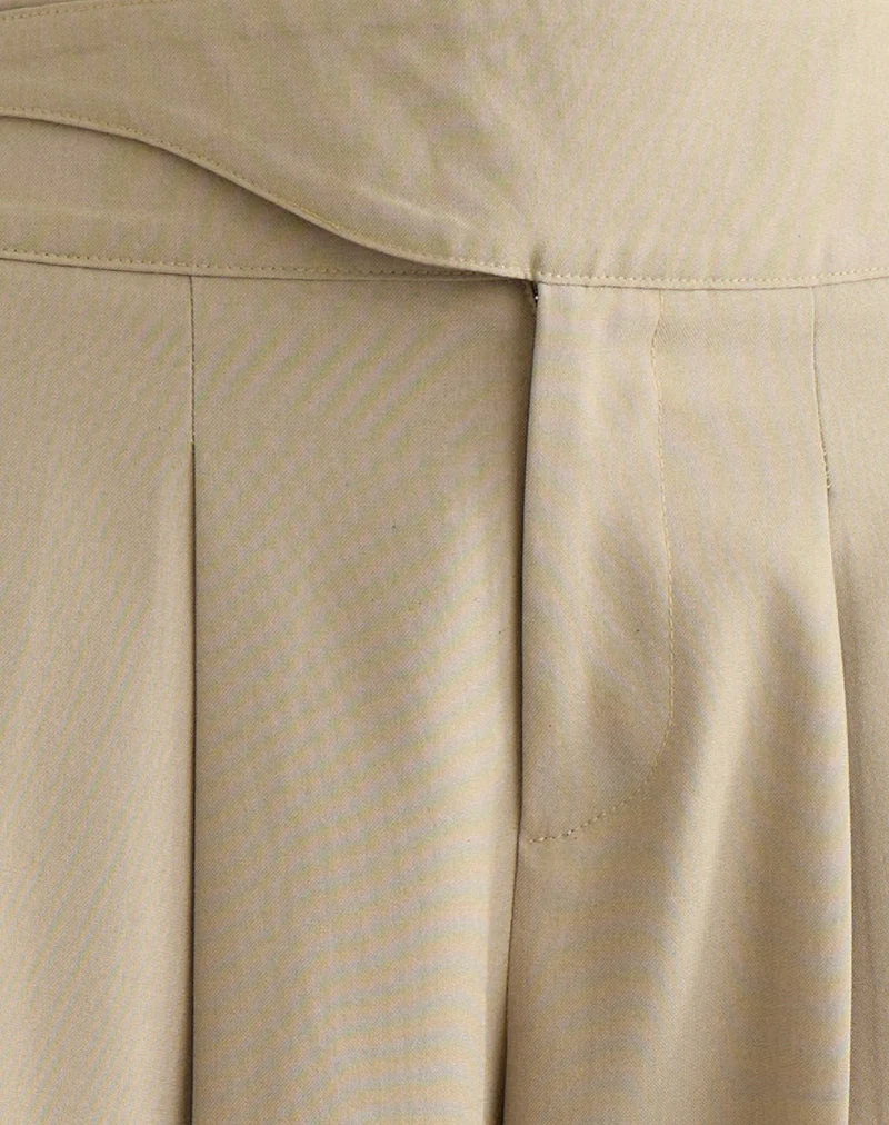 Pantalon large Berdine, couleur « Tailoring Beige »