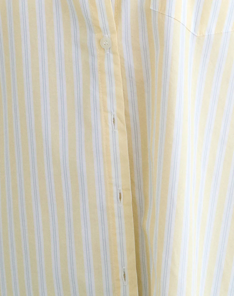 Chemise Turner à rayures « Candy Stripe » jaune
