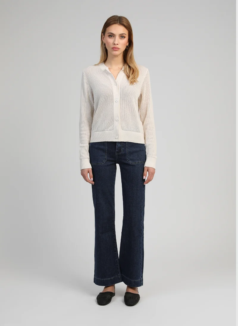 GILET VADIMA ecru