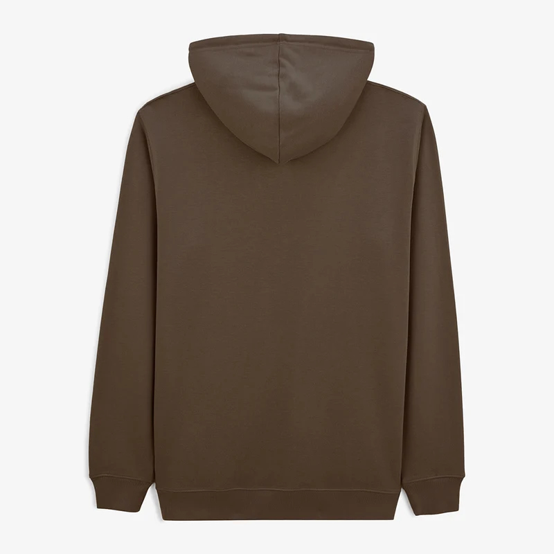 Sweat à capuche hoodie marron café en coton