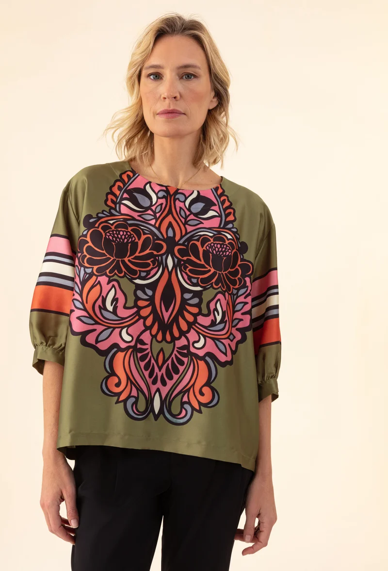 Blouse Edwina imprimé Palazzo