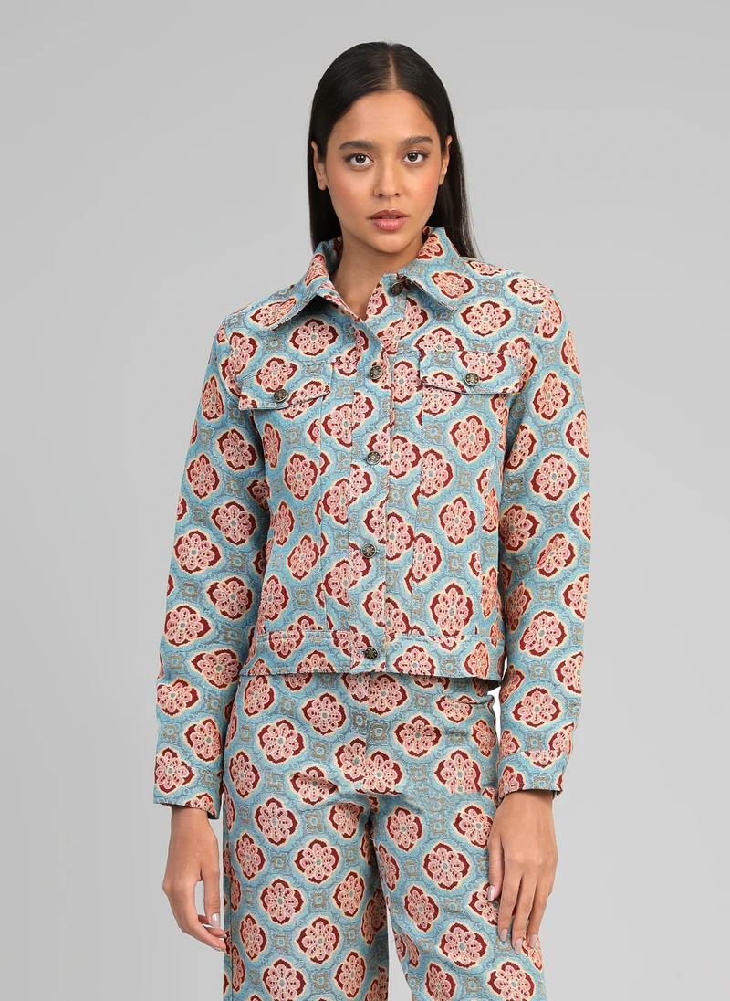 VESTE HELYANA bleu