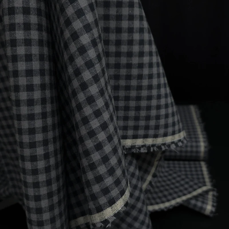 Tissu Essex en Lin et Coton Tissé Teint | Classic Wovens | Carreaux Vichy | Robert Kaufman