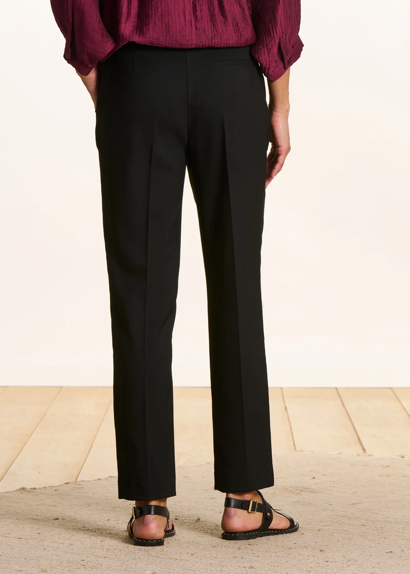 Pantalon cigarette 7/8ème noir