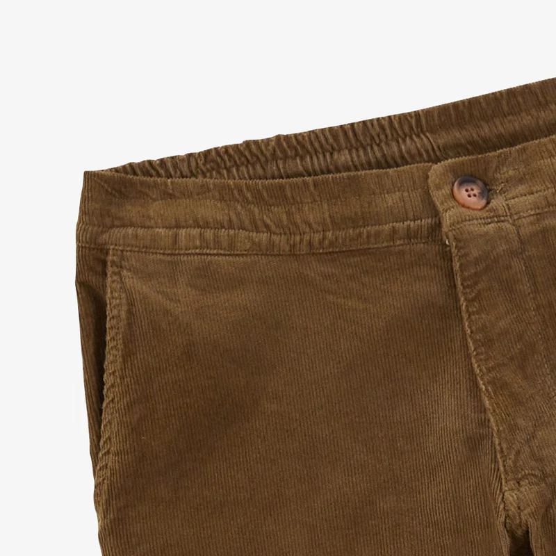 Pantalon velours 544 coupe droite vert tilleul