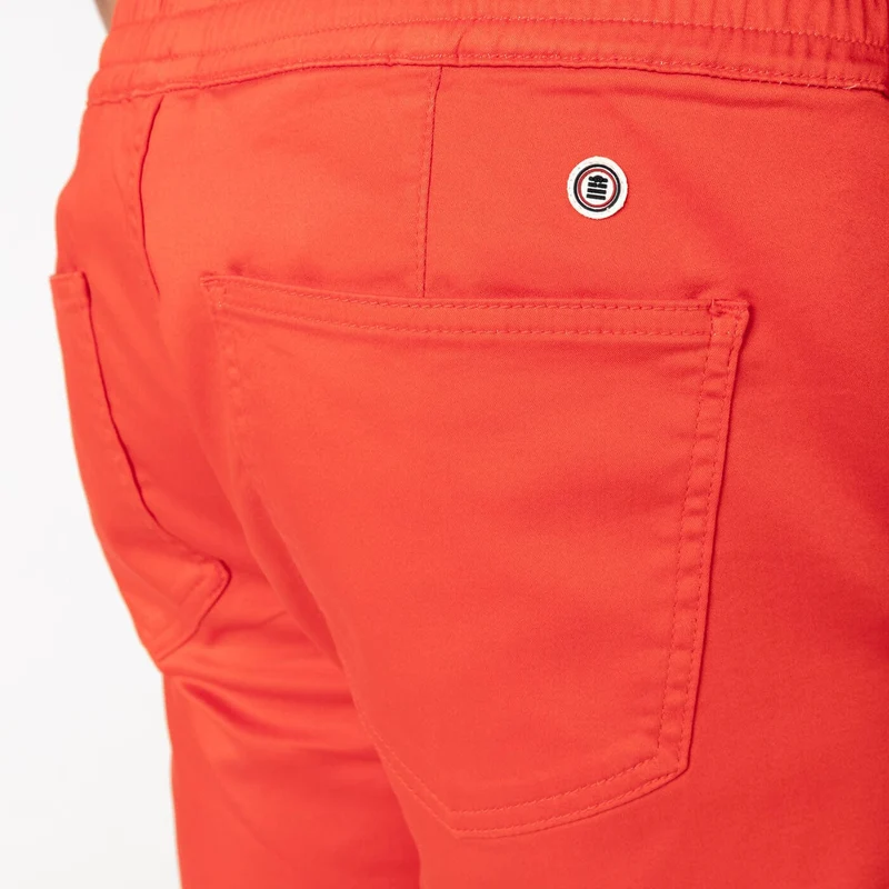 Bermuda taille élastique orange SBPLAY