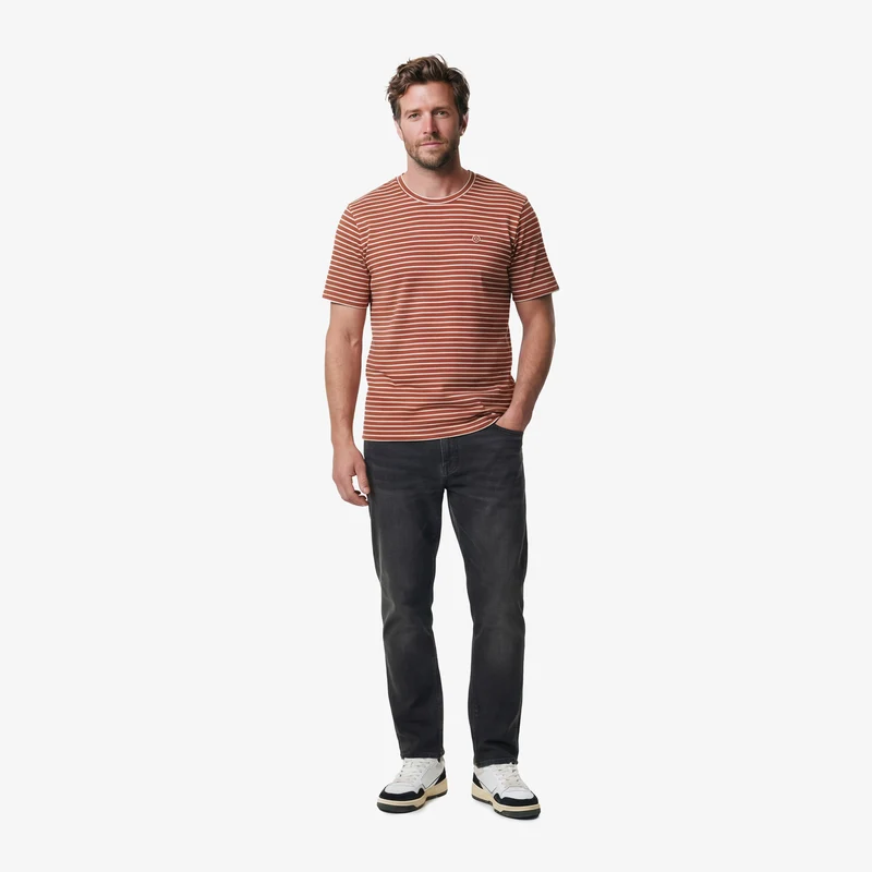 Jean 325 slim powertwist en coton gris