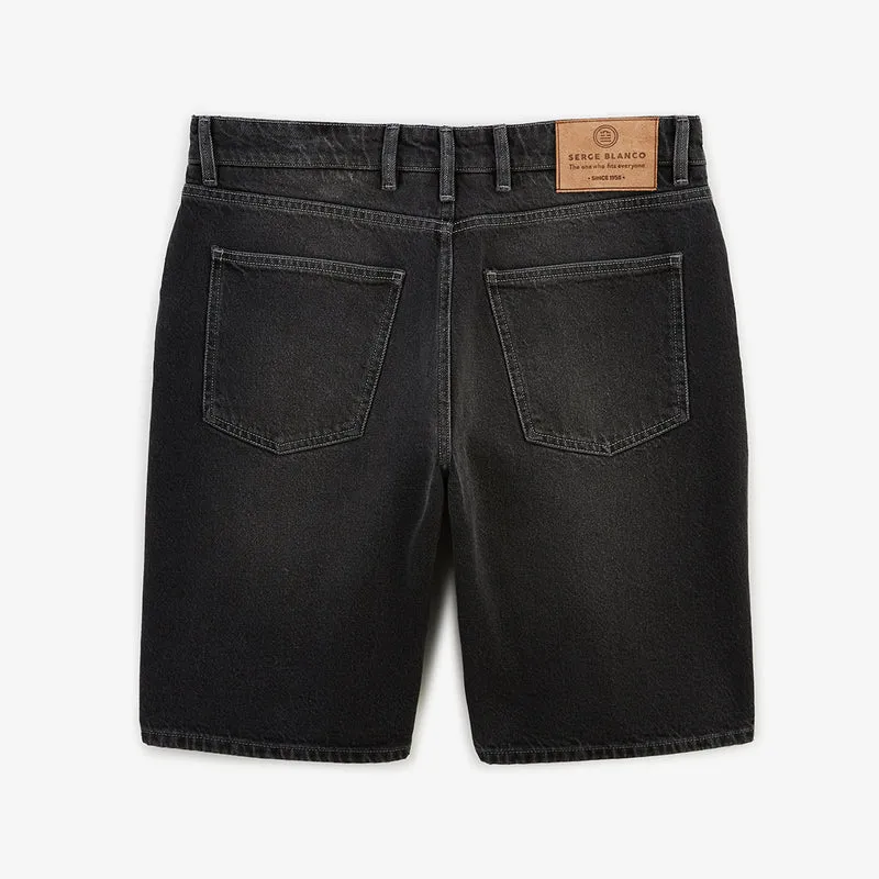Bermuda 331 tapered en jean gris foncé