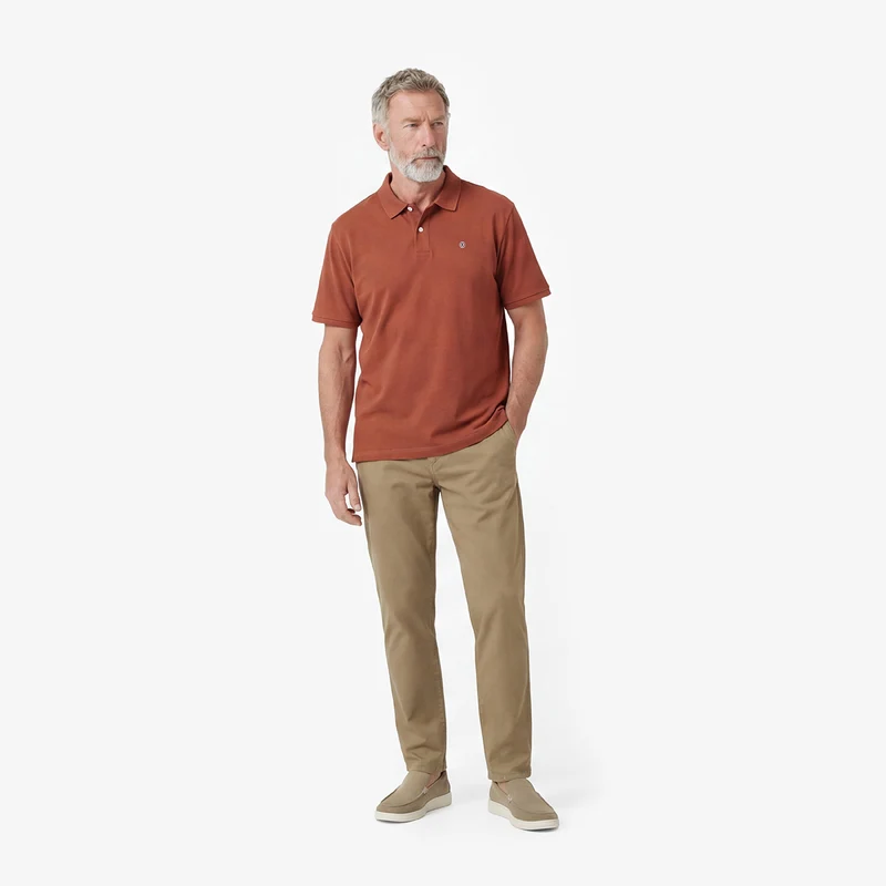 Chino 702 en coton coupe confort beige