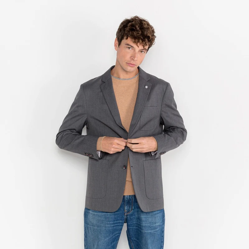 Veste blazer Simonni gris chiné