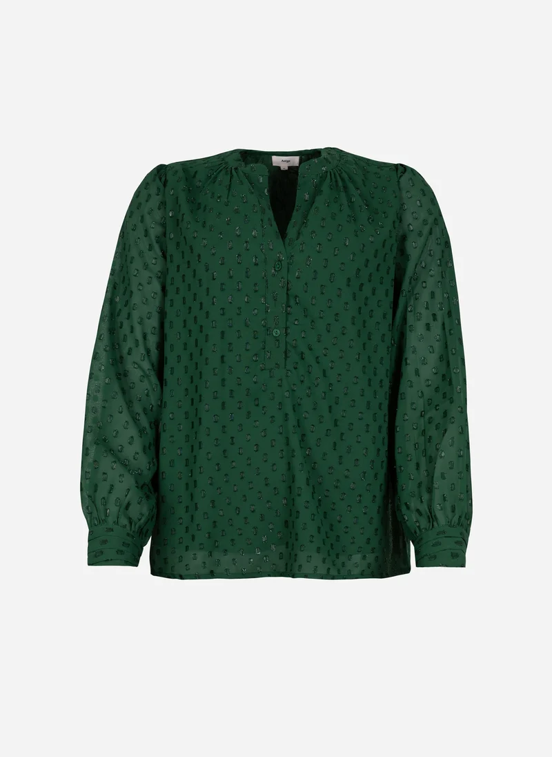 BLOUSE SAPONE vert