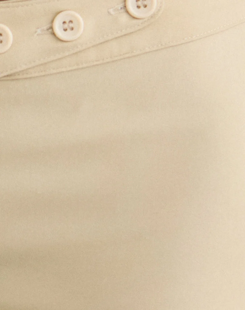 Short Wesara en tissu « Tailoring Buttercream »
