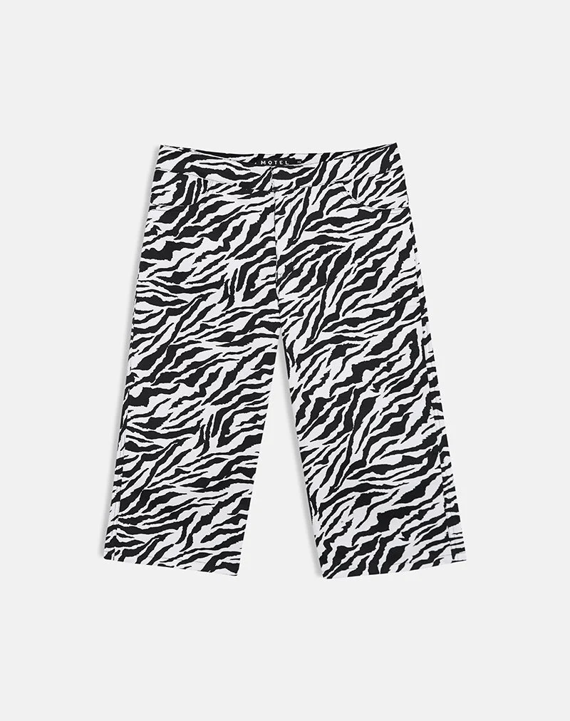 Seni Capri en sergé zébré noir des années 90