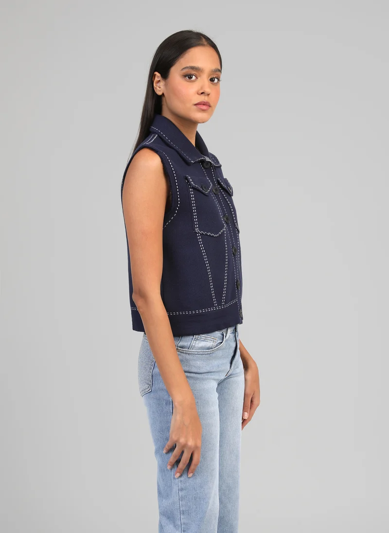 GILET LEWOODY marine