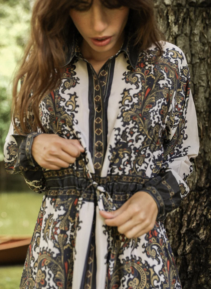 ROBE LONGUE OSSALITA filiamo ecru