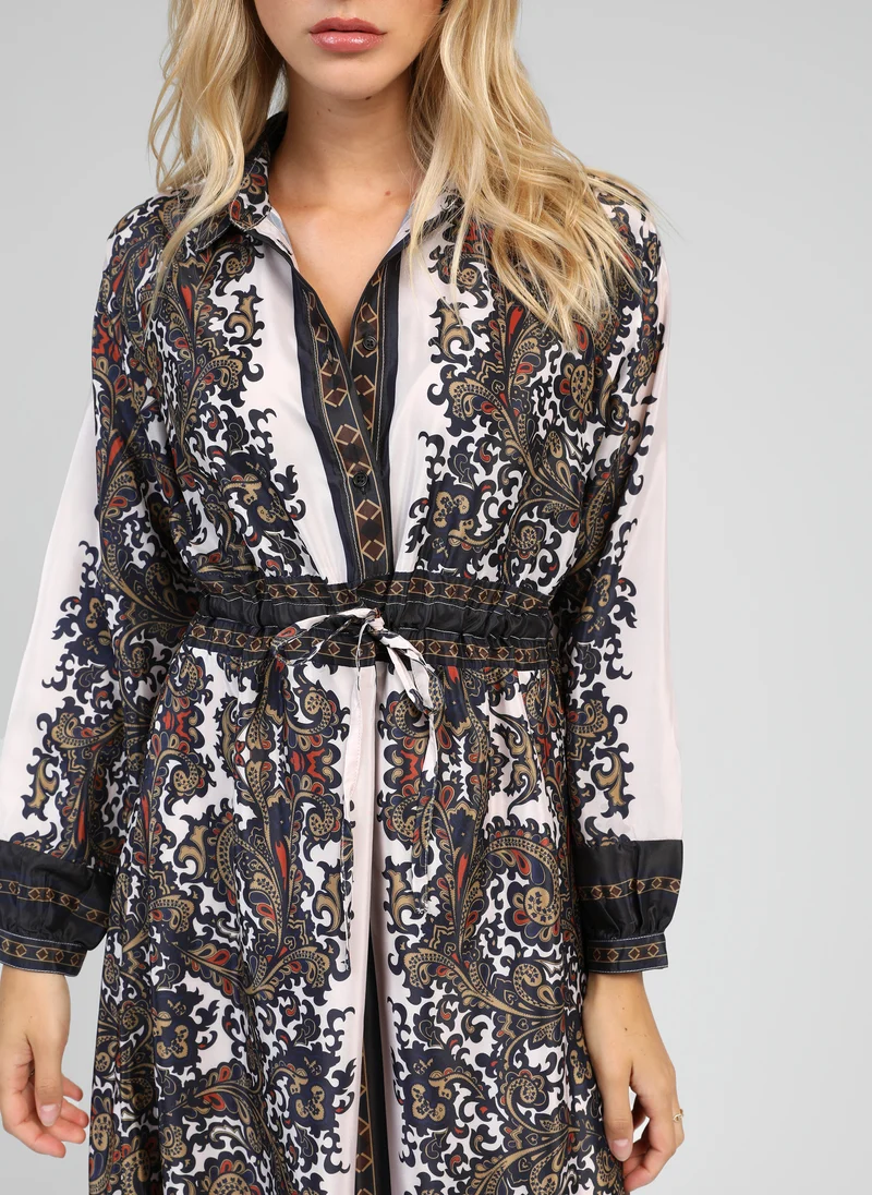 ROBE LONGUE OSSALITA filiamo ecru