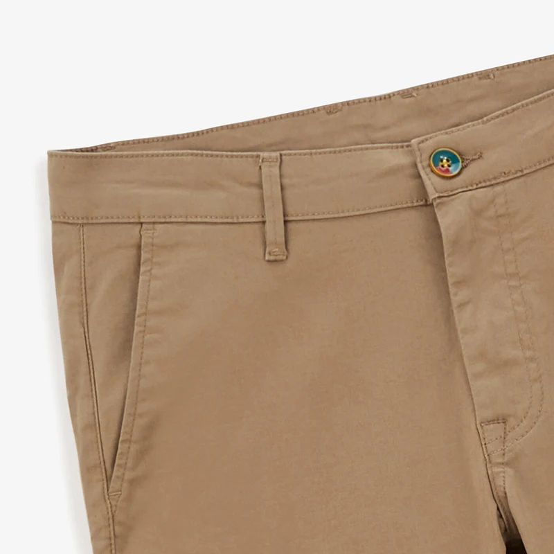 Chino 702 coupe droite confort beige