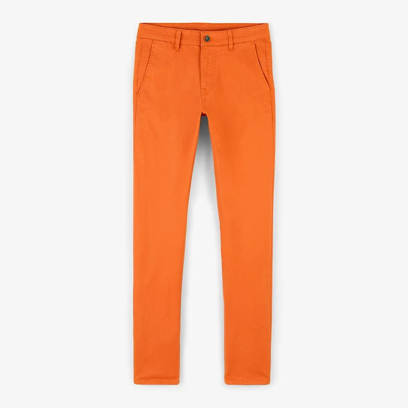 Chino 702 coupe droite confort terracotta