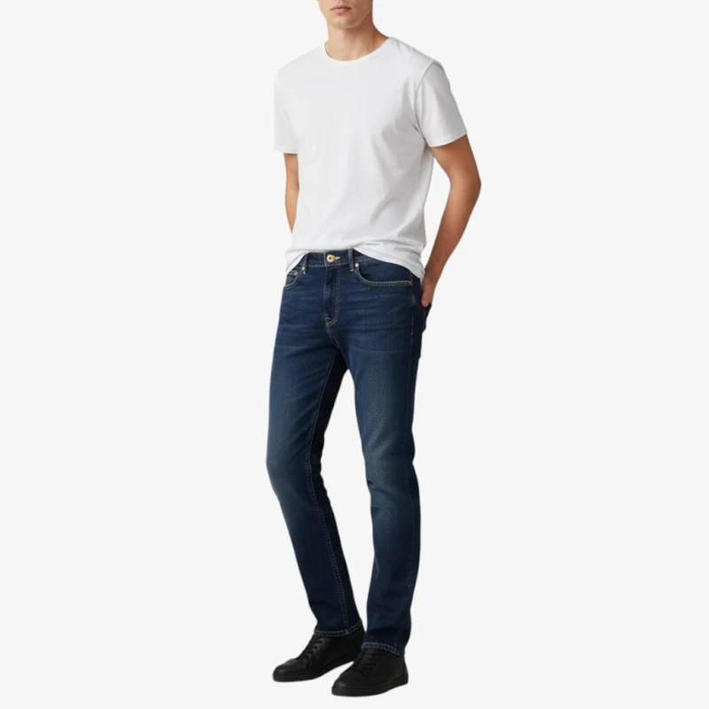 Jean 325 slim powertwist rinse dark blue