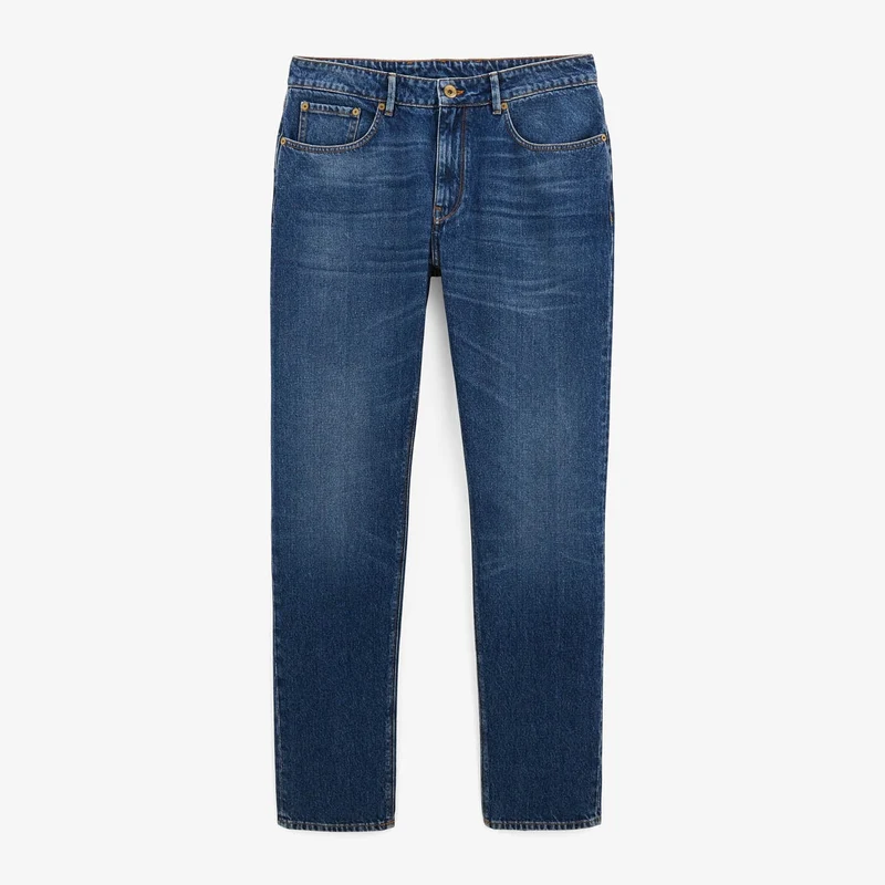 Jean 331 tapered fit stone blue en coton