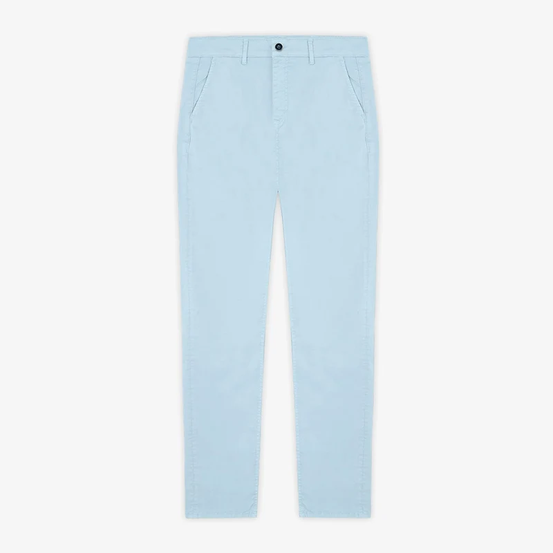 Chino 702 coupe droite confort bleu ciel