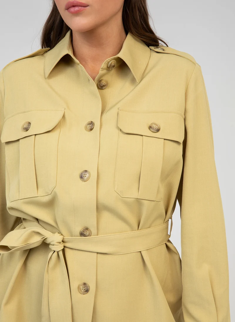 VESTE ZOALICE blé