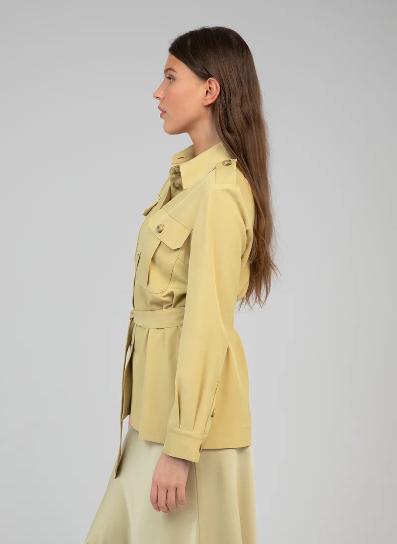 VESTE ZOALICE blé