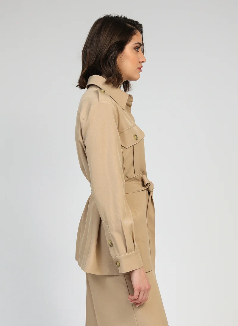 VESTE ZOALICE beige