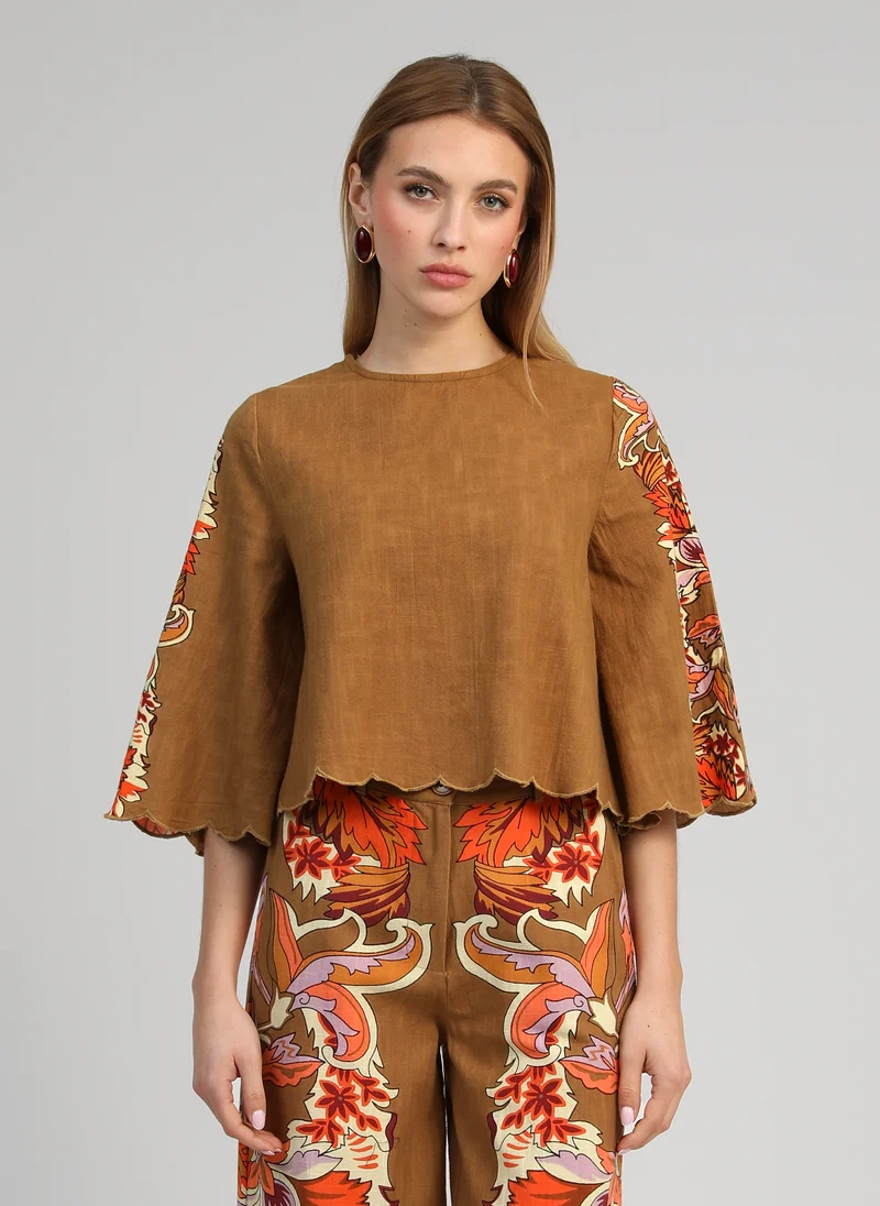 BLOUSE SEBY pachama olive