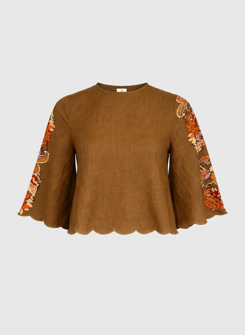 BLOUSE SEBY pachama olive