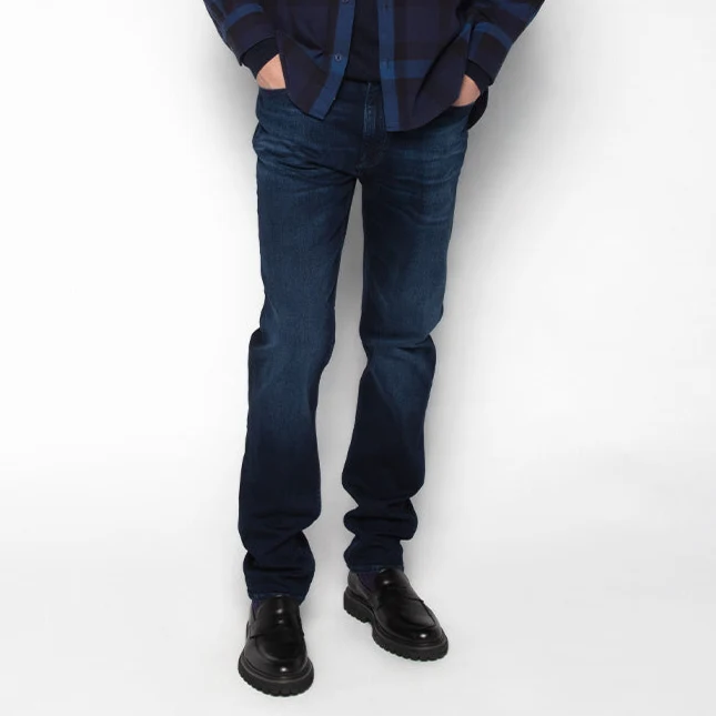 Jean 325 slim powertwist bleu foncé en coton