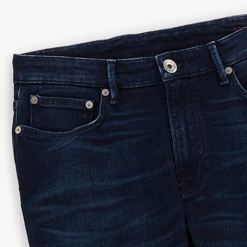Jean 325 slim powertwist bleu foncé en coton