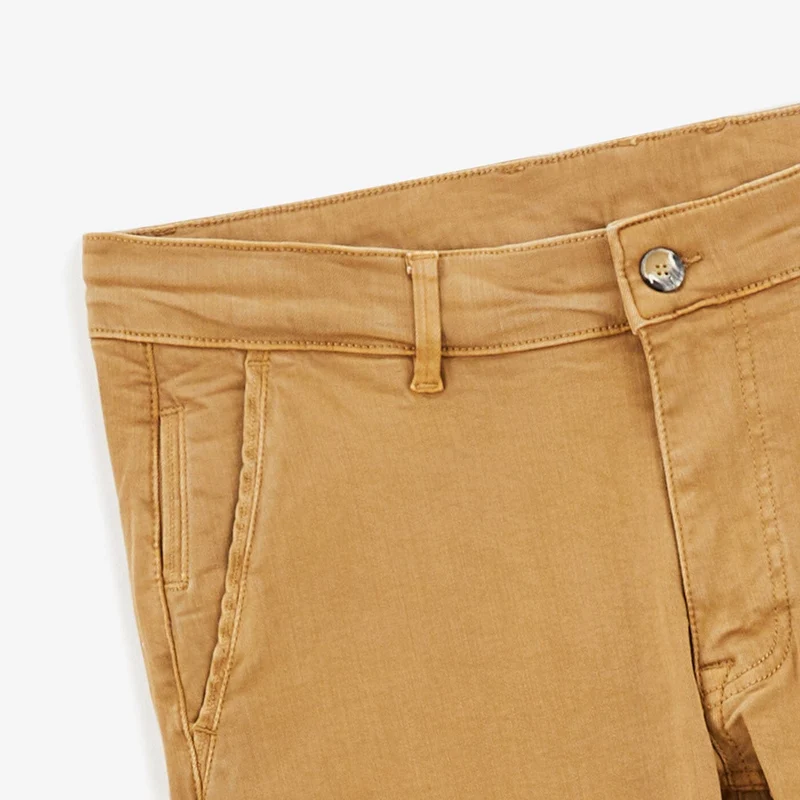 Chino 741 coupe droite confort beige