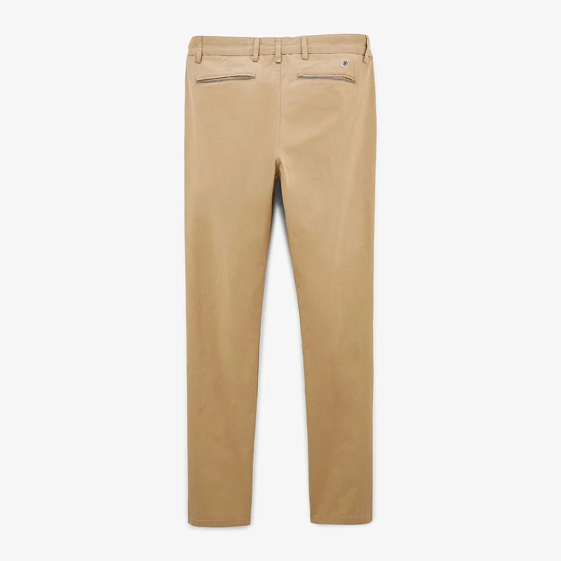 Chino 702 coupe droite confort beige