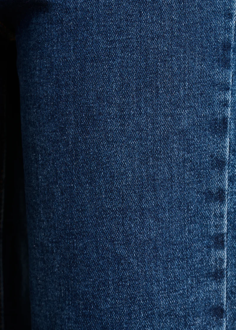 Jean bootcut taille haute en coton biologique